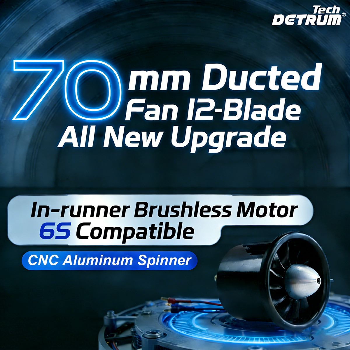 Dynam-70mm-12-Blade-6S-EDF-Power-System-TC-2860-2200KV-Inrunner-Brushless-Motor