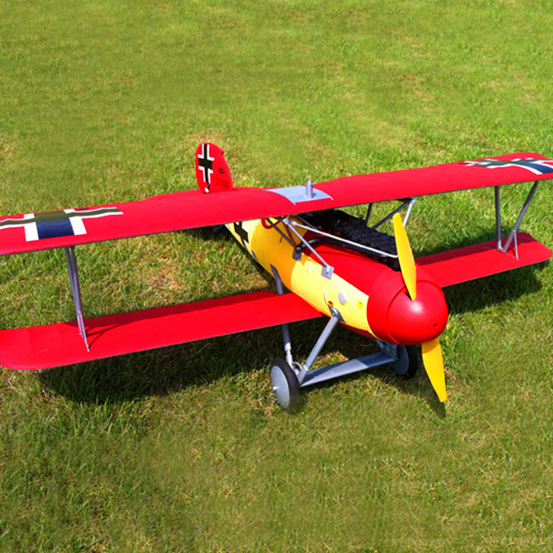 Dynam Albatros D.Va V2 RC Warbird Biplane 1270mm 50inch Wingspan PNP/BNF/RTF - DY8960