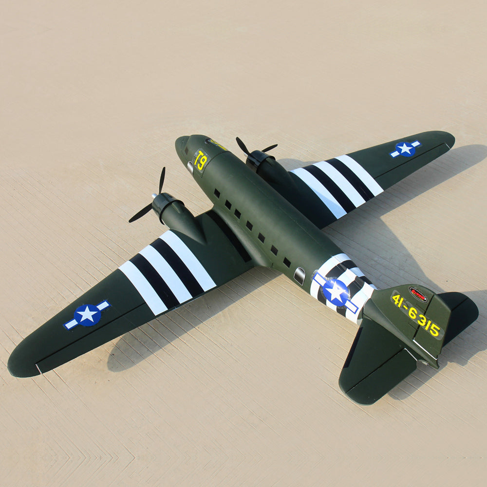 Dynam-C-47-Skytrain-V2-Green-RC-Remote-Control-Warbird-Aircraft-1_13