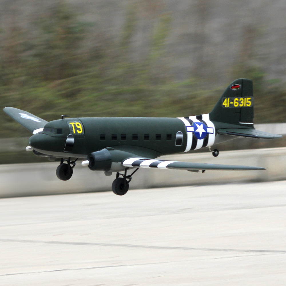 Dynam-C-47-Skytrain-V2-Green-RC-Remote-Control-Warbird-Aircraft-1_5