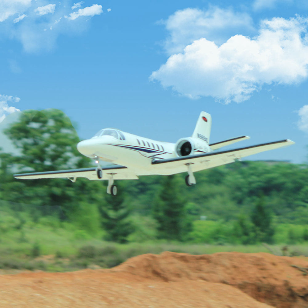 Dynam-Cessna-550-Turbo-Jet-V3-White-4S-Twin-64mm-EDF-Remote-Control-Jet-Flaps-DY8937-PNP-BNF-RTF_6