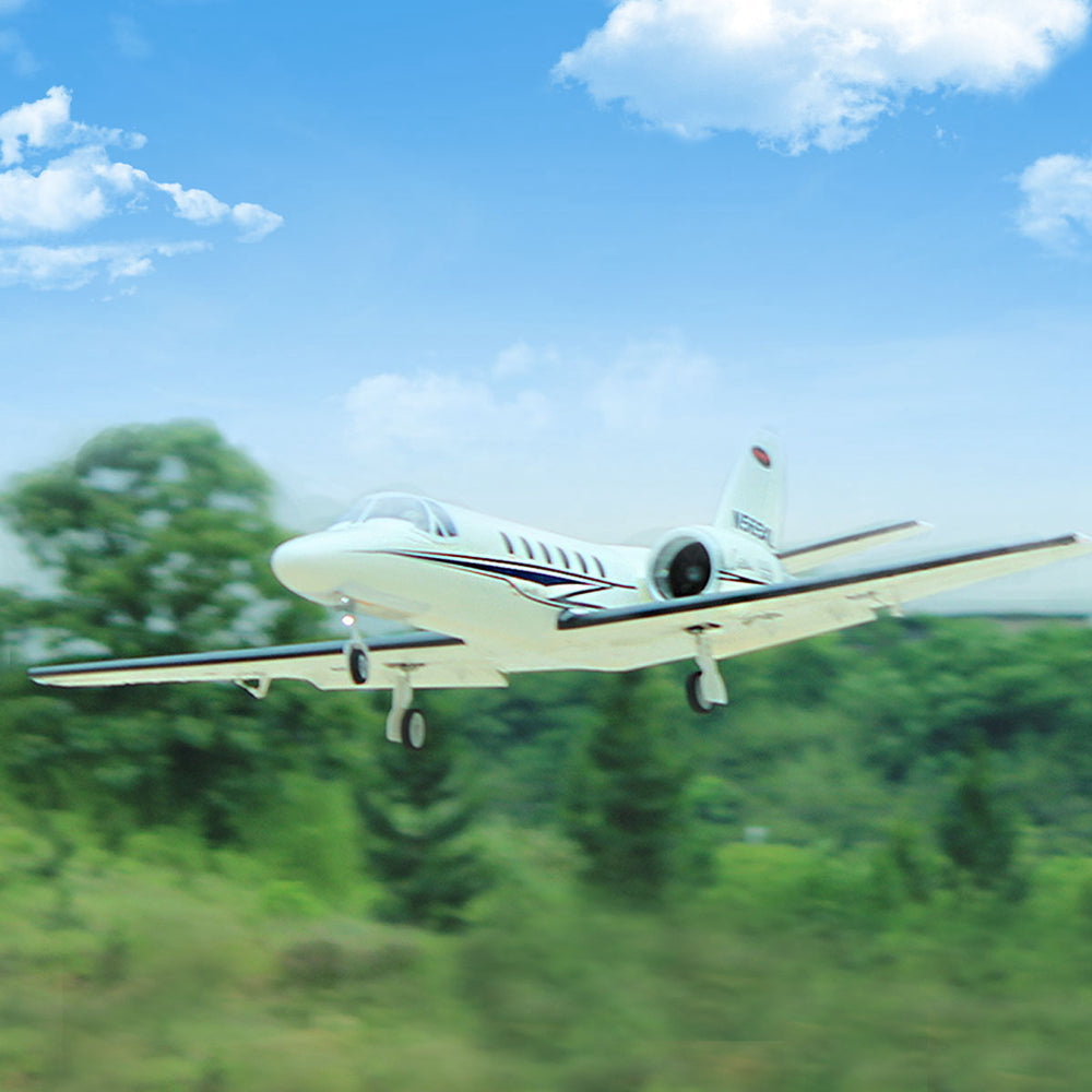 Dynam-Cessna-550-Turbo-Jet-V3-White-4S-Twin-64mm-EDF-Remote-Control-Jet-Flaps-DY8937-PNP-BNF-RTF_9