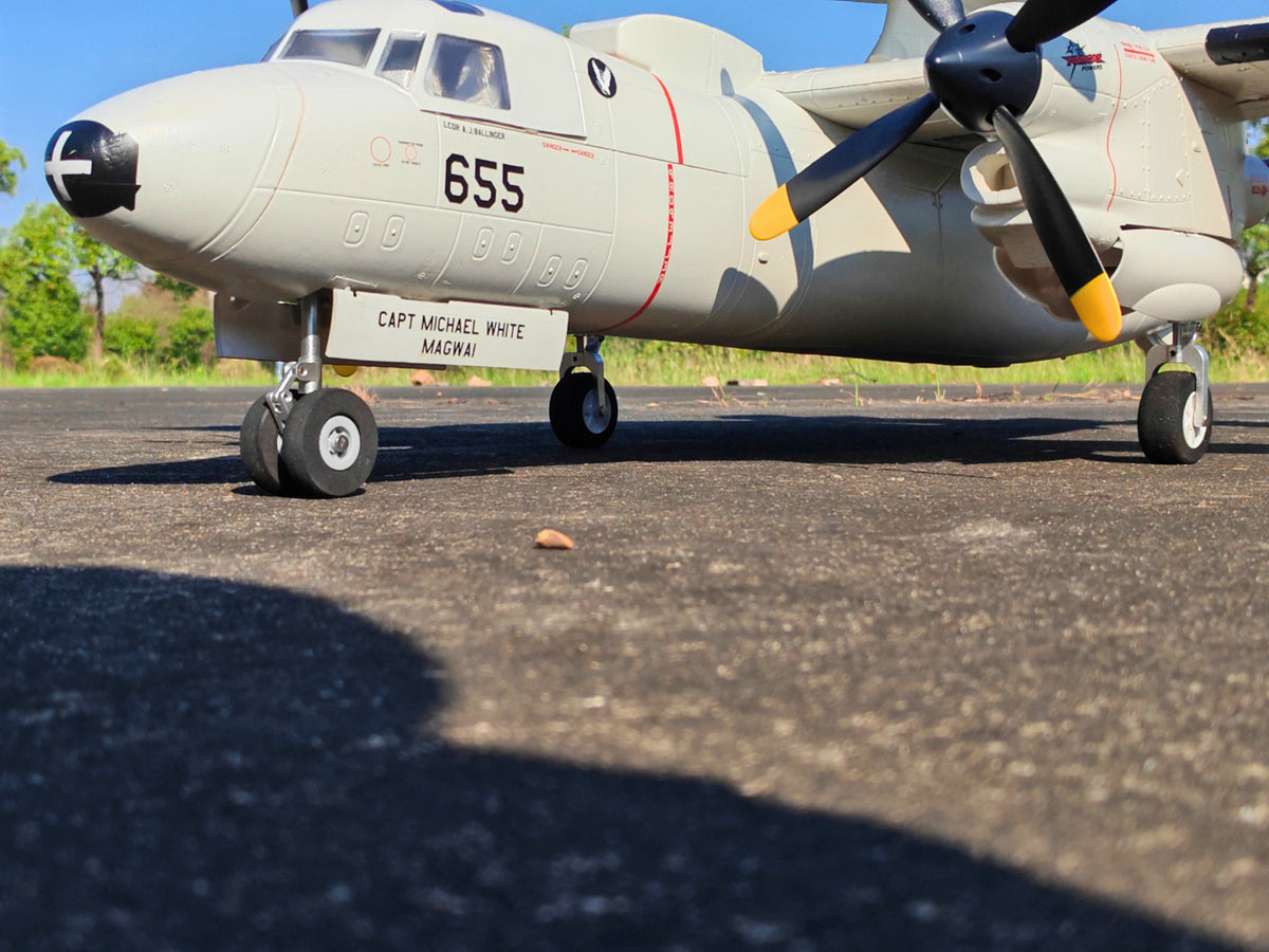 🌟🎉 Neuerscheinung! Jetzt vorbestellen: Dynam E-2C Hawkeye AEW 1500mm Zweimotoriges RC-Flugzeug mit 360° drehbarem Radar