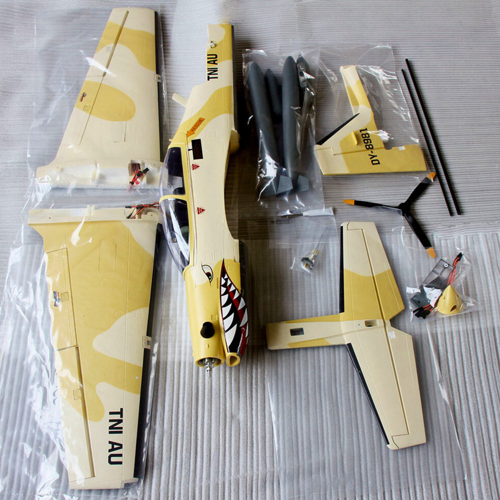 Dynam EMB 312 Tucano 4S Radio Controlled Scale Plane 1300mm Wingspan w Flaps PNP BNF RTF DY8981