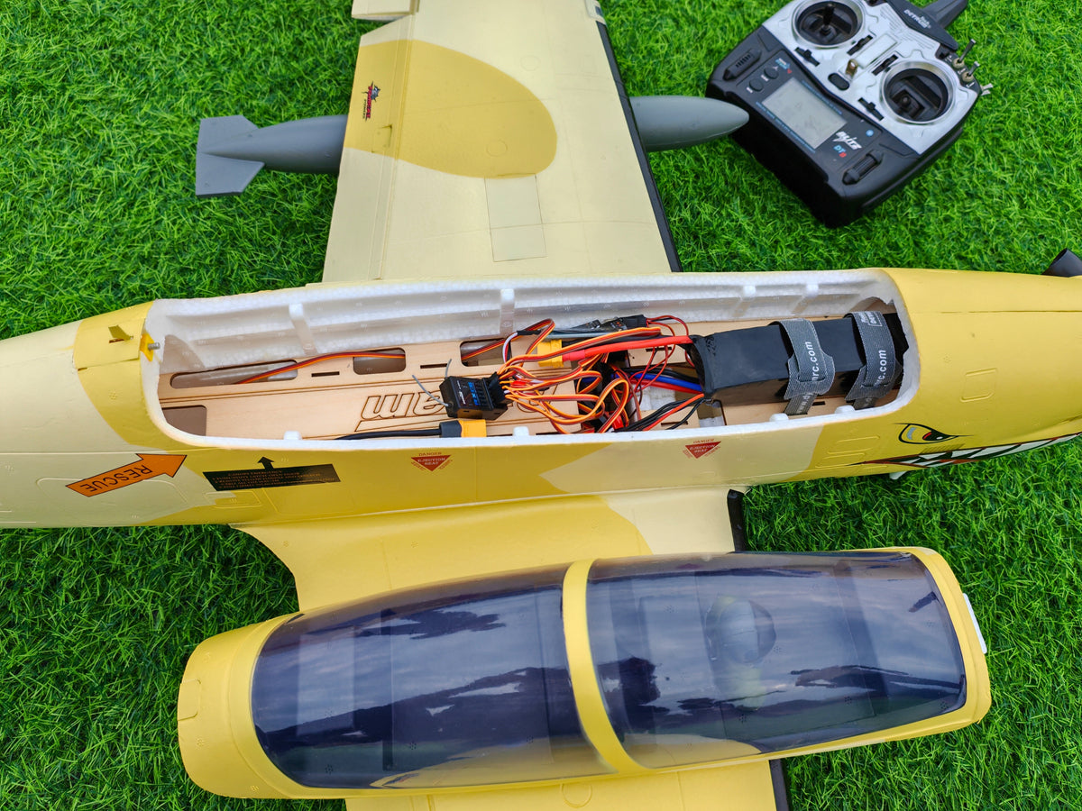 Dynam EMB 312 Tucano 4S Radio Controlled Scale Plane 1300mm Wingspan w Flaps PNP BNF RTF DY8981