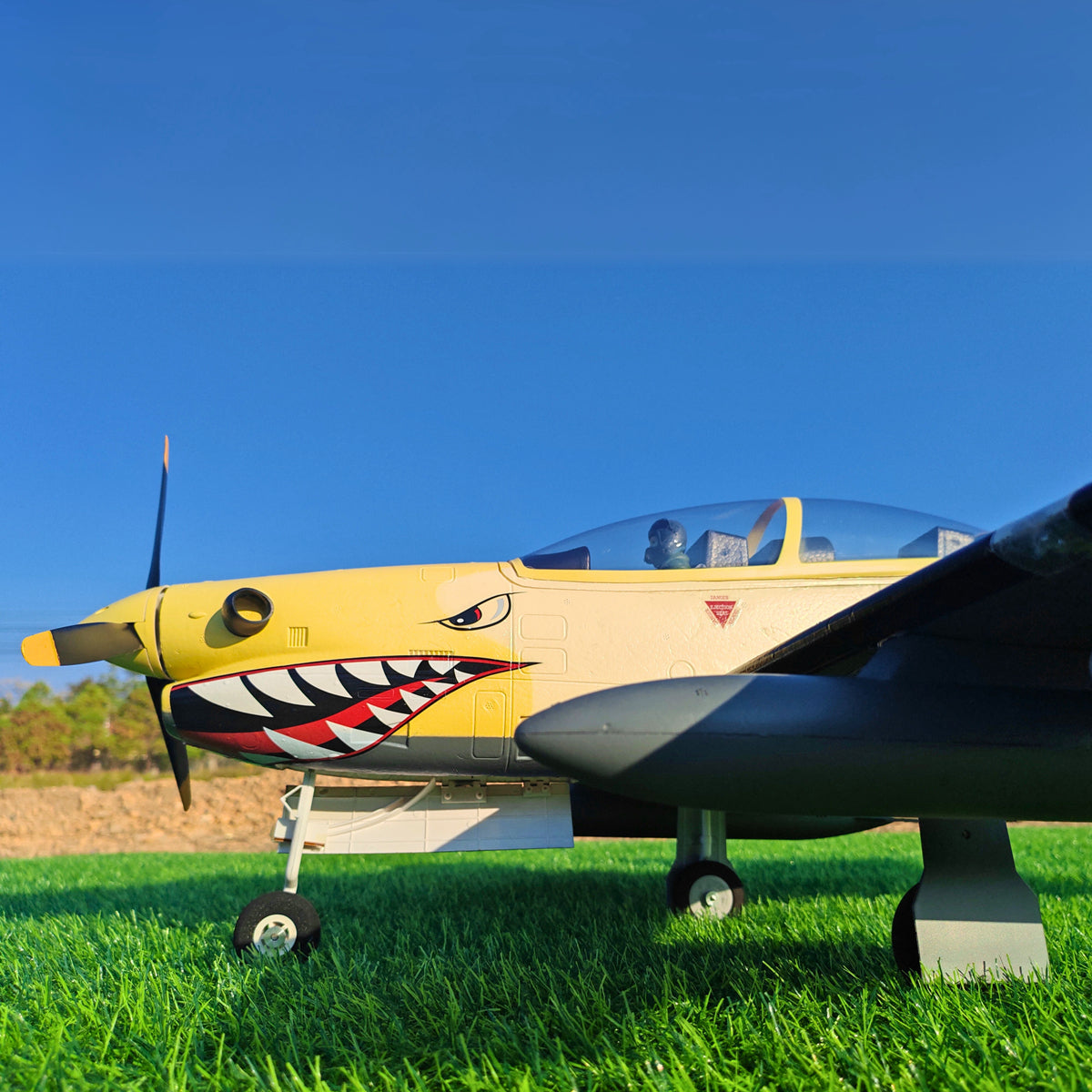 Dynam EMB 312 Tucano 4S Radio Controlled Scale Plane 1300mm Wingspan w Flaps PNP BNF RTF DY8981