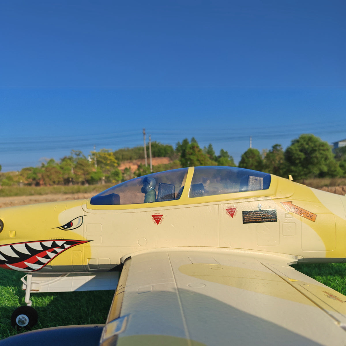 Dynam EMB 312 Tucano 4S Radio Controlled Scale Plane 1300mm Wingspan w Flaps PNP BNF RTF DY8981