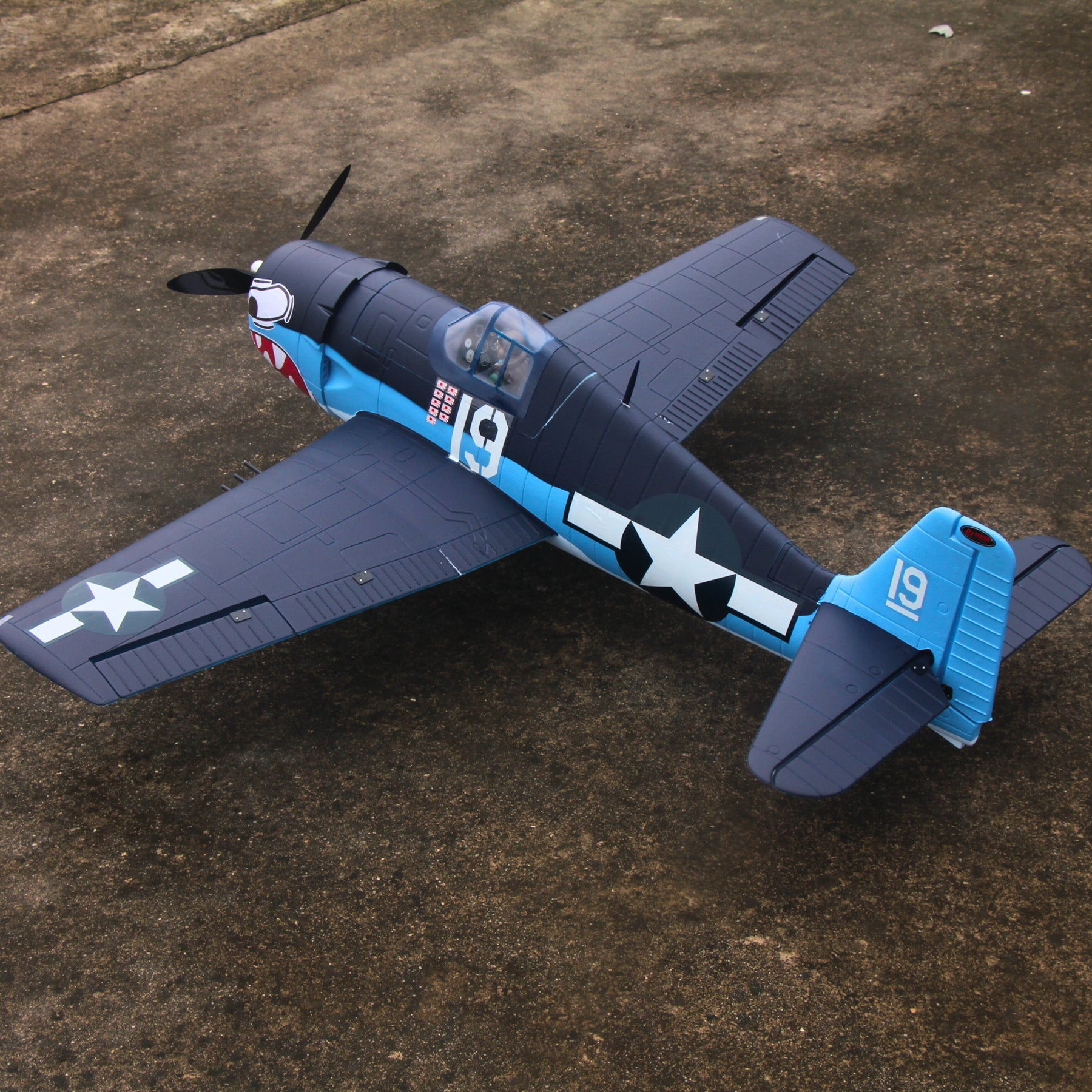 Dynam F6F Hellcat V2 4S RC Remote Control Warbird Airplane 1300mm Wingspan Flaps PNP BNF SPNP SRTF DY8958