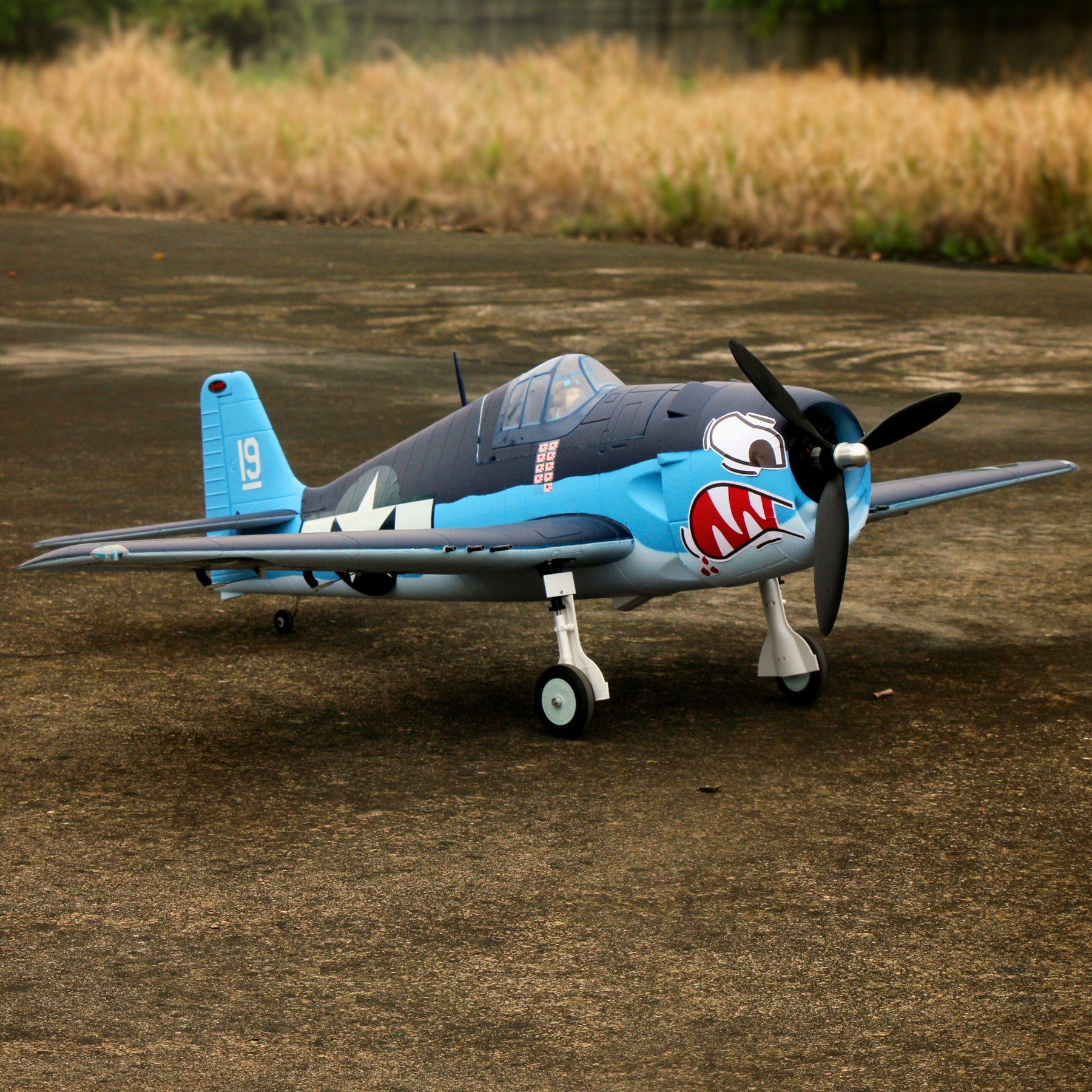 Dynam F6F Hellcat V2 4S RC Remote Control Warbird Airplane 1300mm Wingspan Flaps PNP BNF SPNP SRTF DY8958