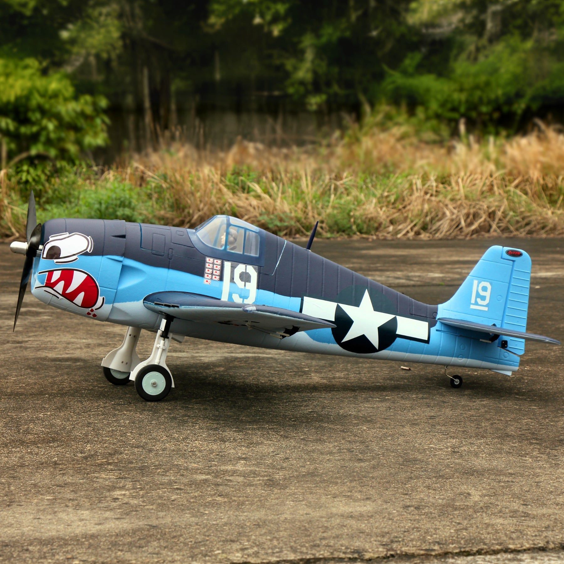 Dynam F6F Hellcat V2 4S RC Remote Control Warbird Airplane 1300mm Wingspan Flaps PNP BNF SPNP SRTF DY8958