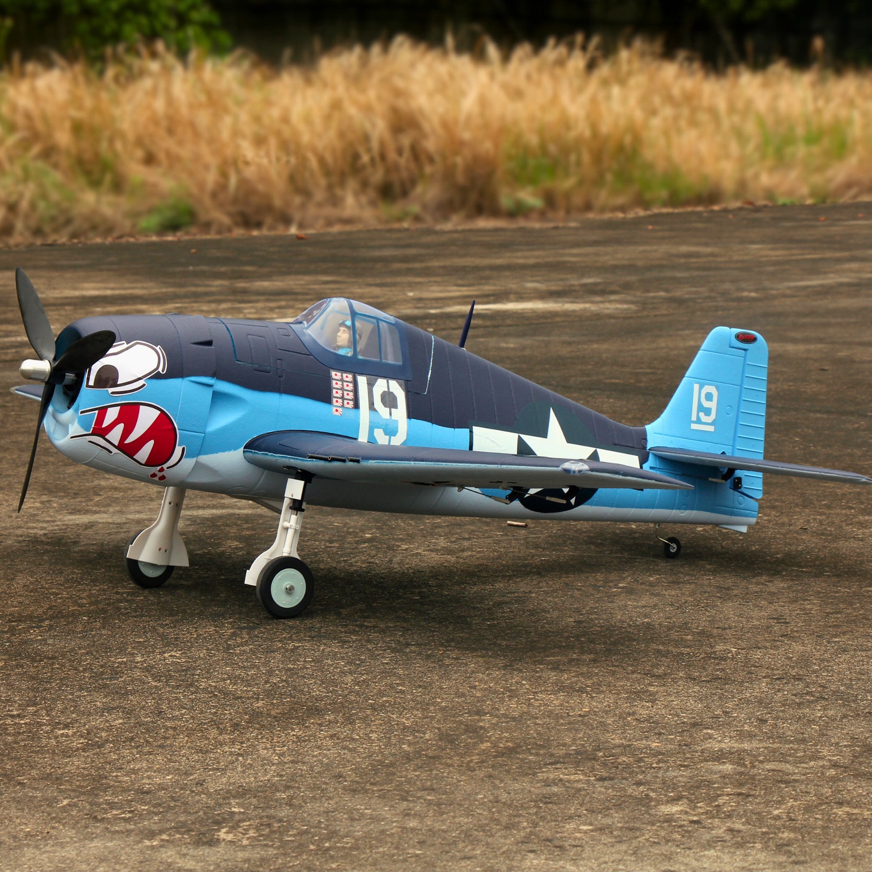 Dynam F6F Hellcat V2 4S RC Remote Control Warbird Airplane 1300mm Wingspan Flaps PNP BNF SPNP SRTF DY8958