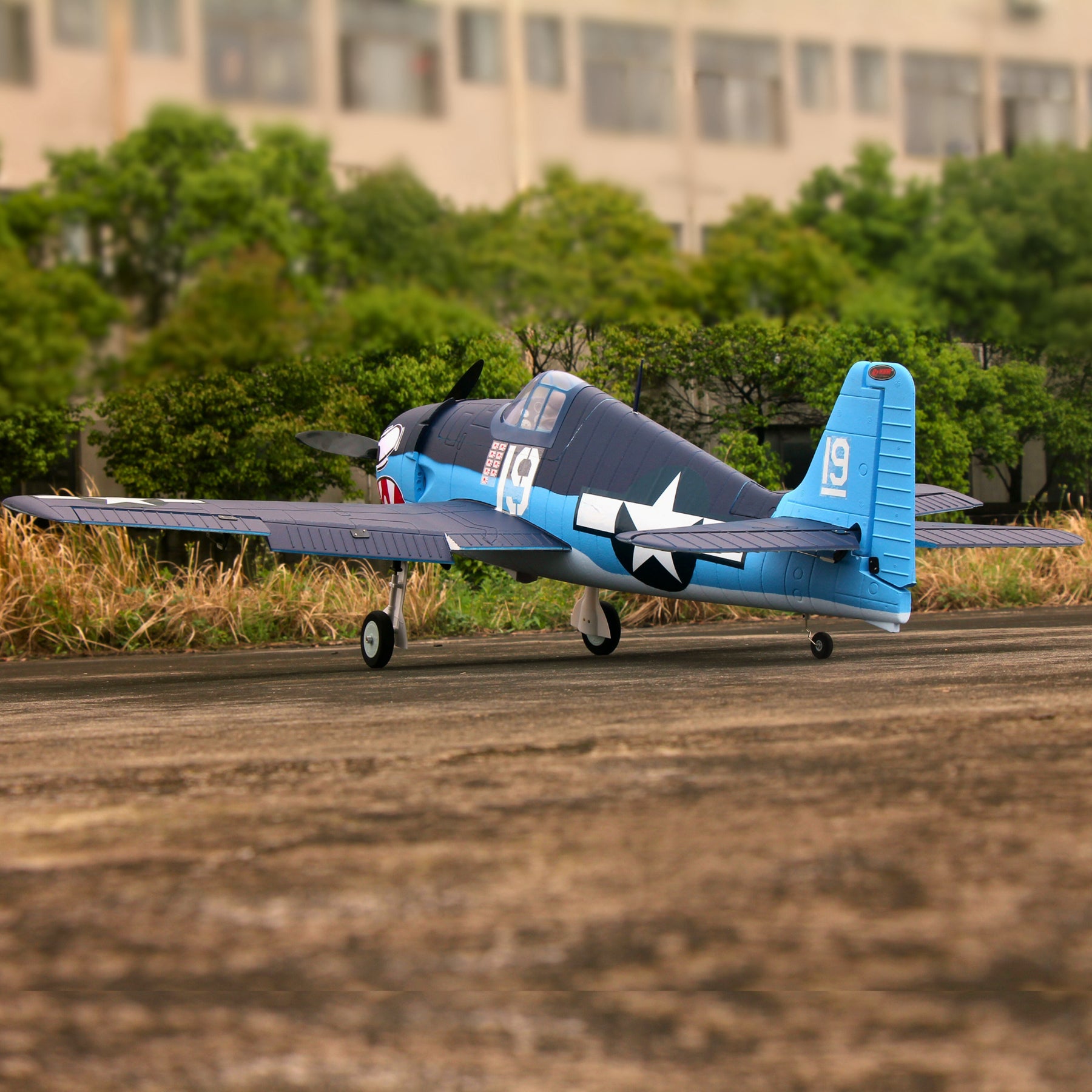 Dynam F6F Hellcat V2 4S RC Remote Control Warbird Airplane 1300mm Wingspan Flaps PNP BNF SPNP SRTF DY8958