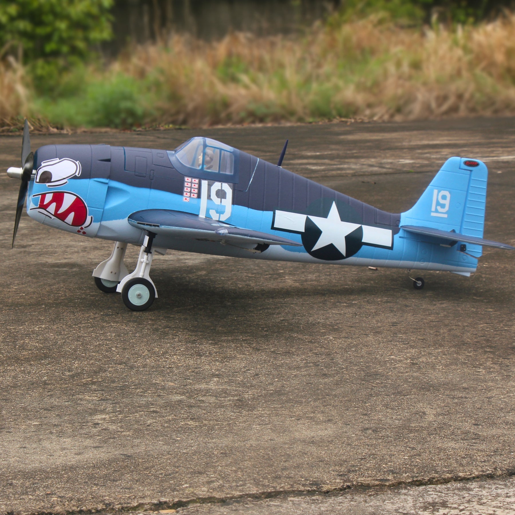 Dynam F6F Hellcat V2 4S RC Remote Control Warbird Airplane 1300mm Wingspan Flaps PNP BNF SPNP SRTF DY8958