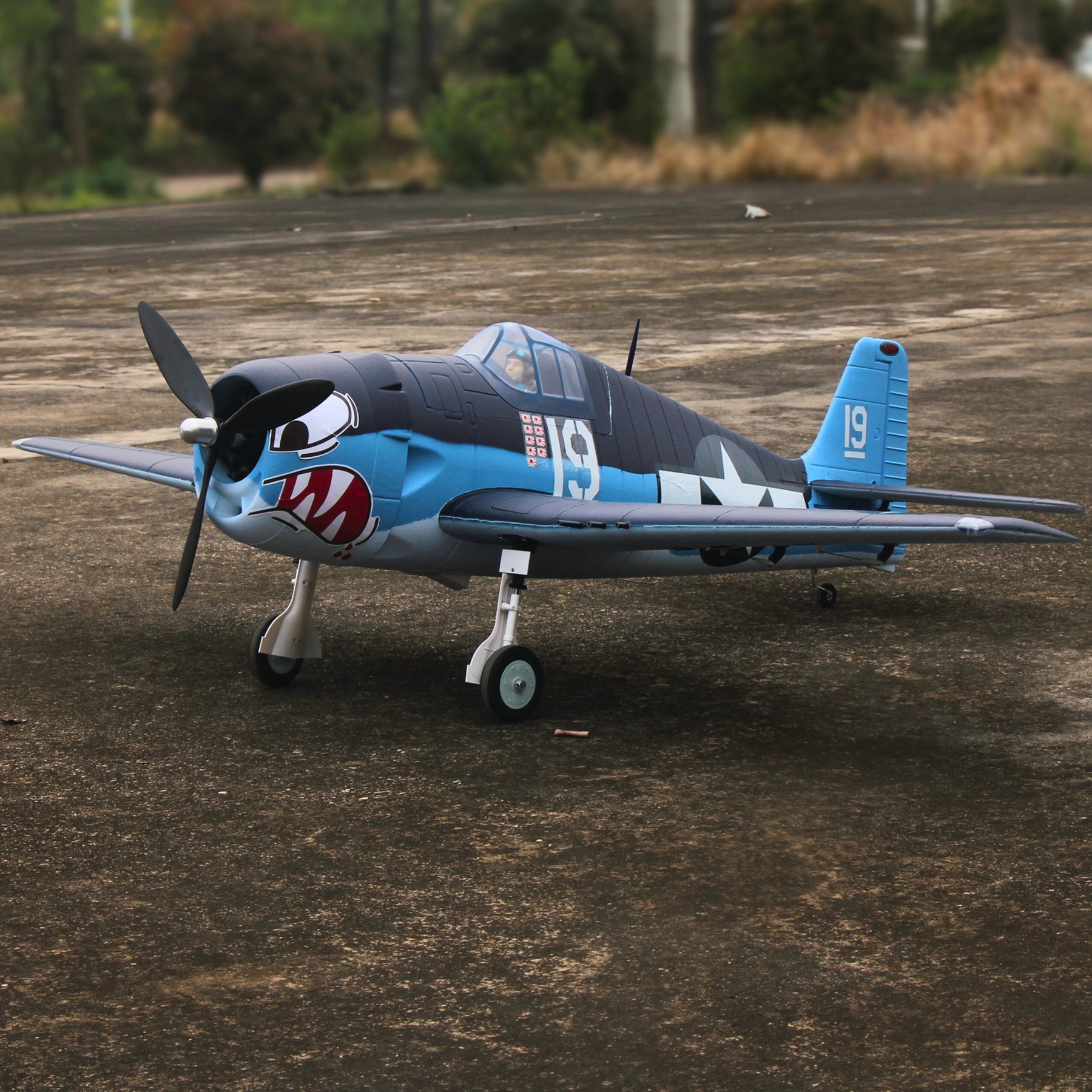 Dynam F6F Hellcat V2 4S RC Remote Control Warbird Airplane 1300mm Wingspan Flaps PNP BNF SPNP SRTF DY8958