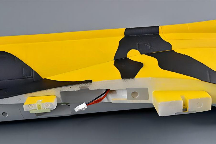 Upgraded! Dynam Hawker Hunter 4S 70 mm 12-Blatt RC Einsteiger EDF Jet mit Landeklappen