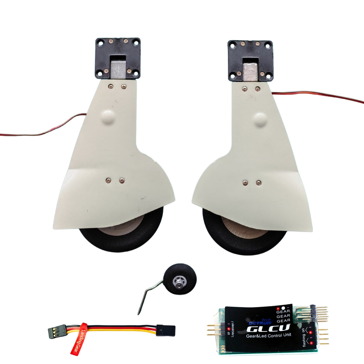 Dynam-Hawker-Hurricane-V3-Retract-Landing-Gear-Set-GLCU---HURC-07