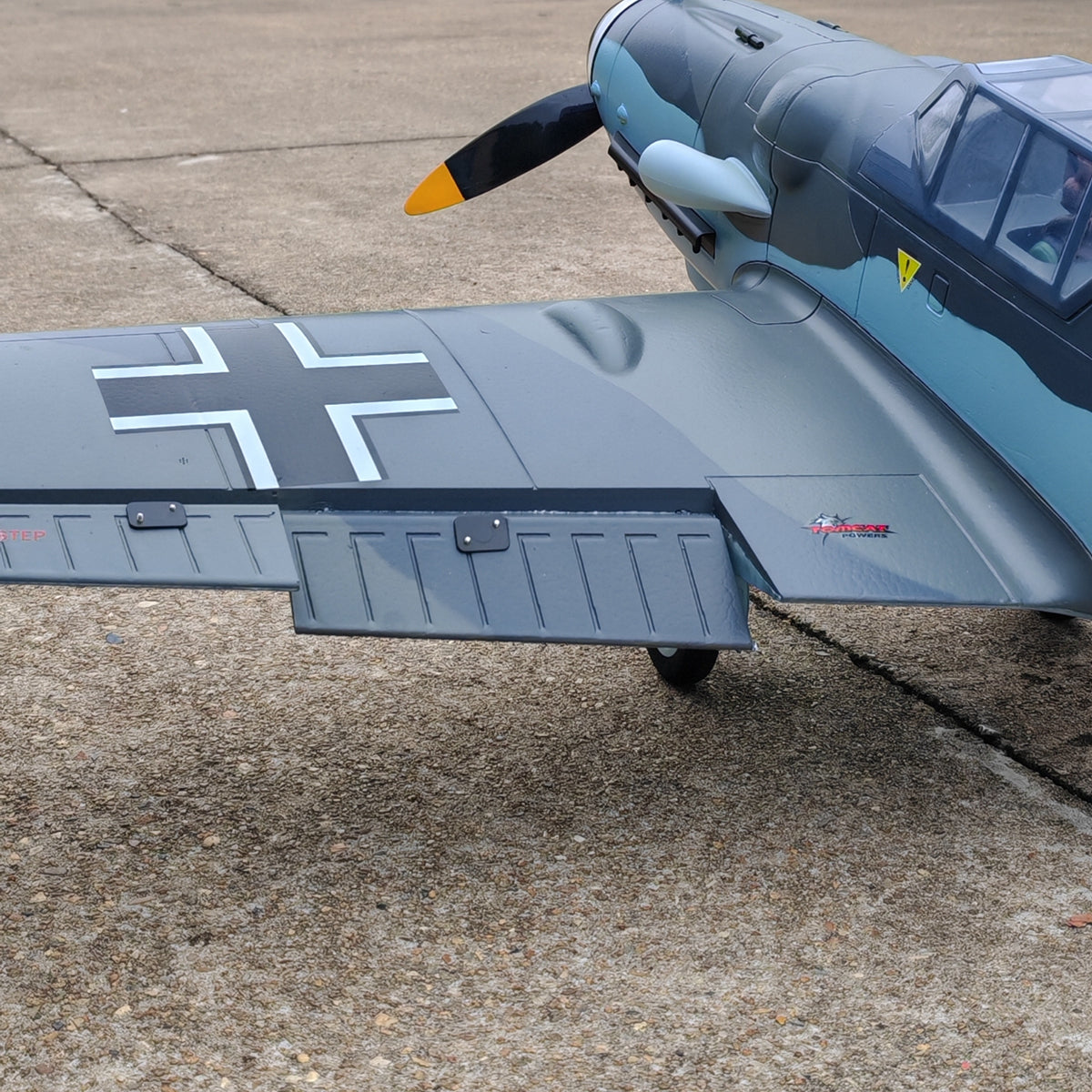 Dynam Messerschmitt BF 109 V2 4S RC Radio Controlled Warbird Airplane 1300mm Wingspan Flaps PNP BNF SPNP RTF DY8951V2