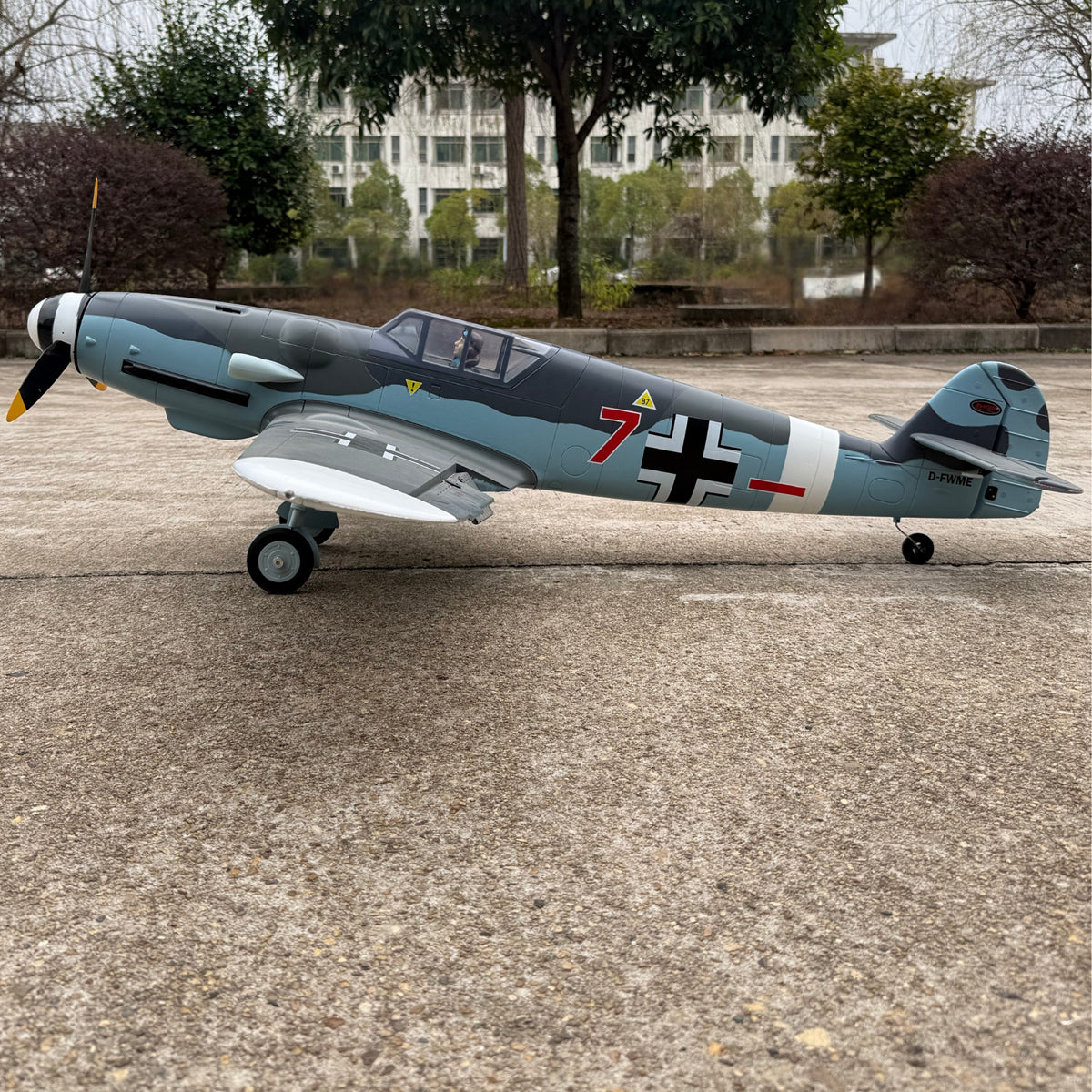 Dynam Messerschmitt BF 109 V2 4S RC Radio Controlled Warbird Airplane 1300mm Wingspan Flaps PNP BNF SPNP RTF DY8951V2