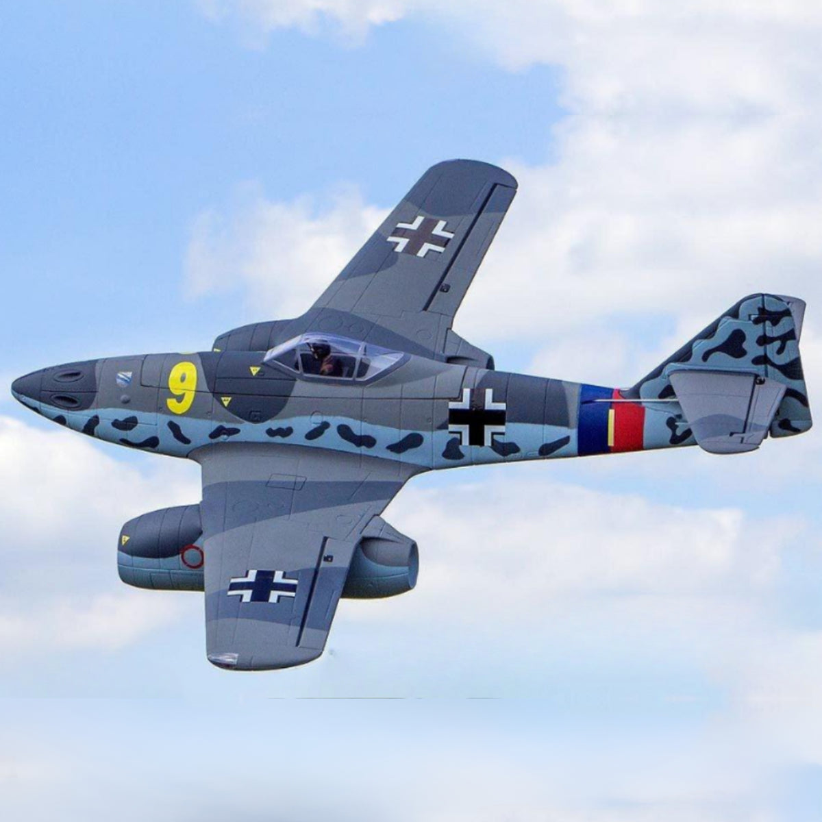 Dynam-Messerschmitt-Me-262-V2-4S-Twin-70mm-EDF-RC-Remote-Control-Jet-1500mm-Wingspan-PNP-SPNP-BNF-RTF-8C-DY8950GY_11