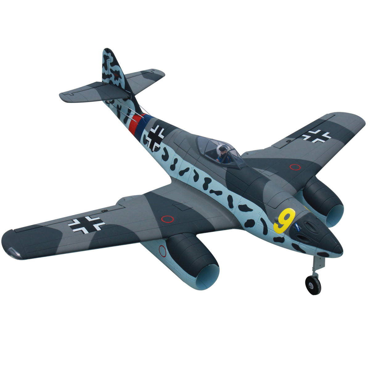 Dynam-Messerschmitt-Me-262-V2-4S-Twin-70mm-EDF-RC-Remote-Control-Jet-1500mm-Wingspan-PNP-SPNP-BNF-RTF-8C-DY8950GY_21