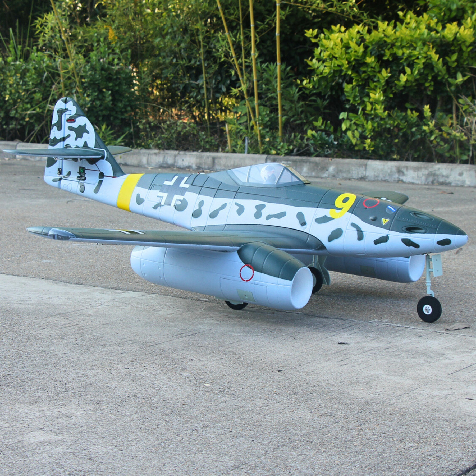 Dynam Messerschmitt Me 262 V2 PRO 6S 12 Blade Twin 70mm RC Remote Control EDF Jet 1.5m Wingspan Flaps PNP DY8950V2