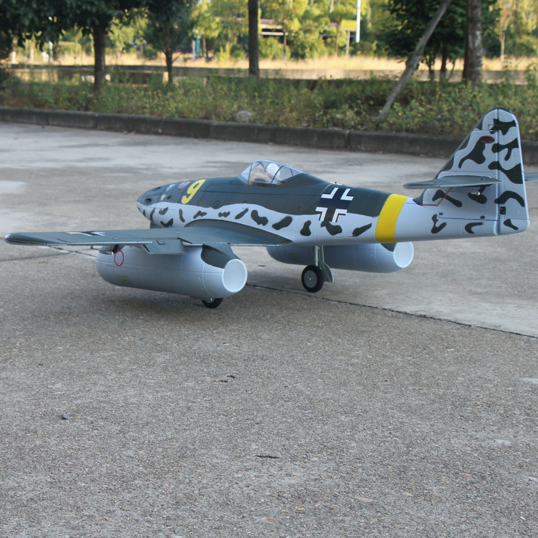 Dynam Messerschmitt Me 262 V2 PRO 6S 12 Blade Twin 70mm RC Remote Control EDF Jet 1.5m Wingspan Flaps PNP DY8950V2