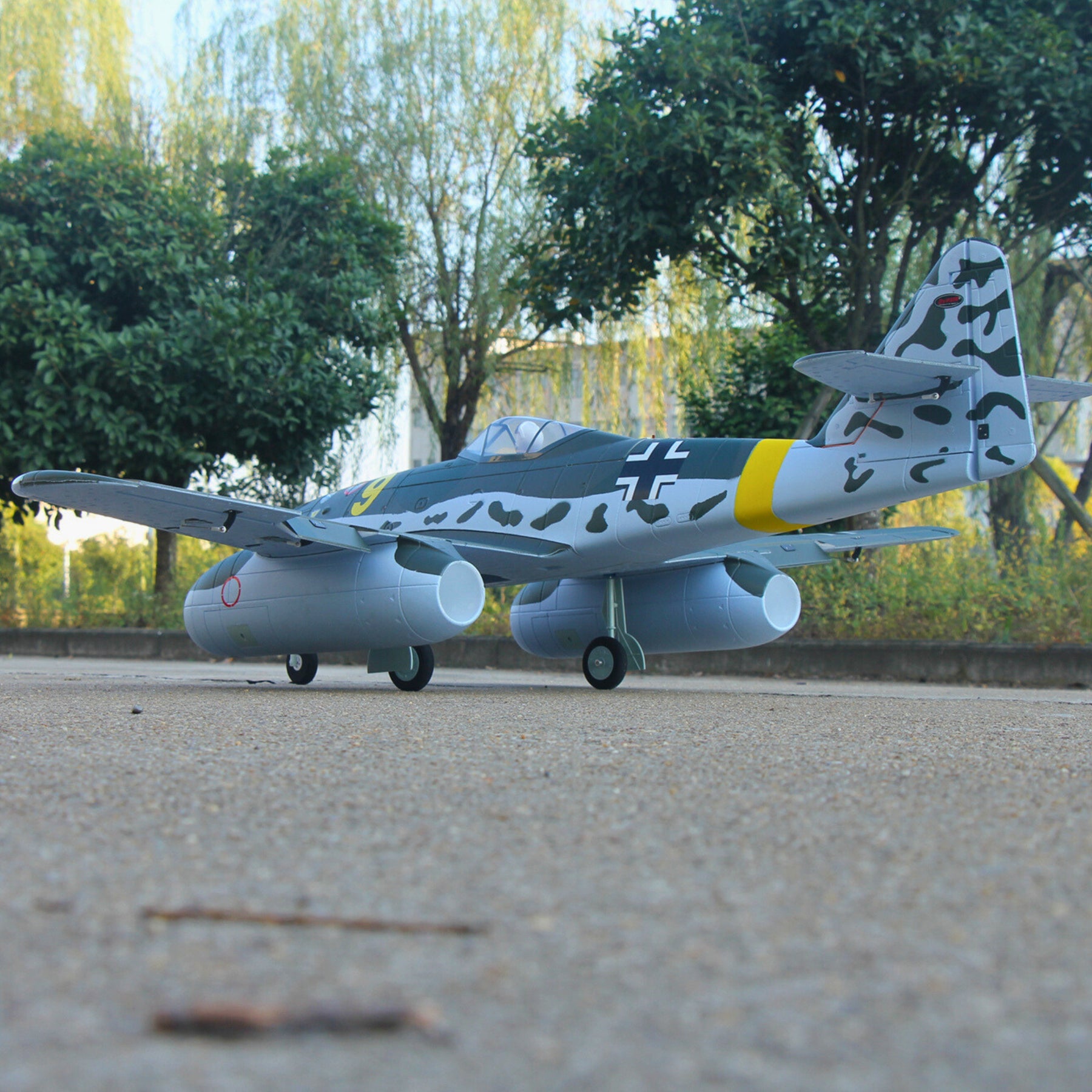 Dynam Messerschmitt Me 262 V2 PRO 6S 12 Blade Twin 70mm RC Remote Control EDF Jet 1.5m Wingspan Flaps PNP DY8950V2