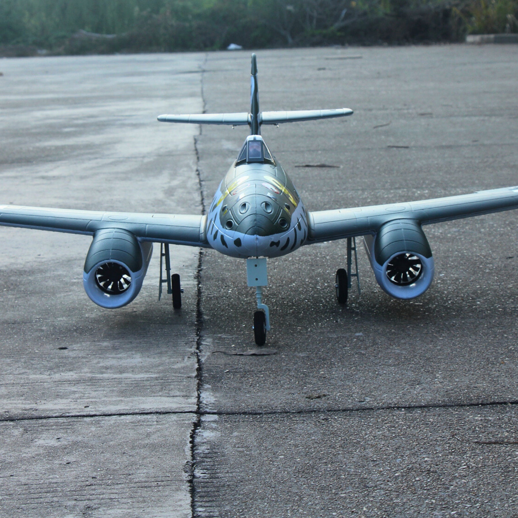 Dynam Messerschmitt Me 262 V2 PRO 6S 12 Blade Twin 70mm RC Remote Control EDF Jet 1.5m Wingspan Flaps PNP DY8950V2