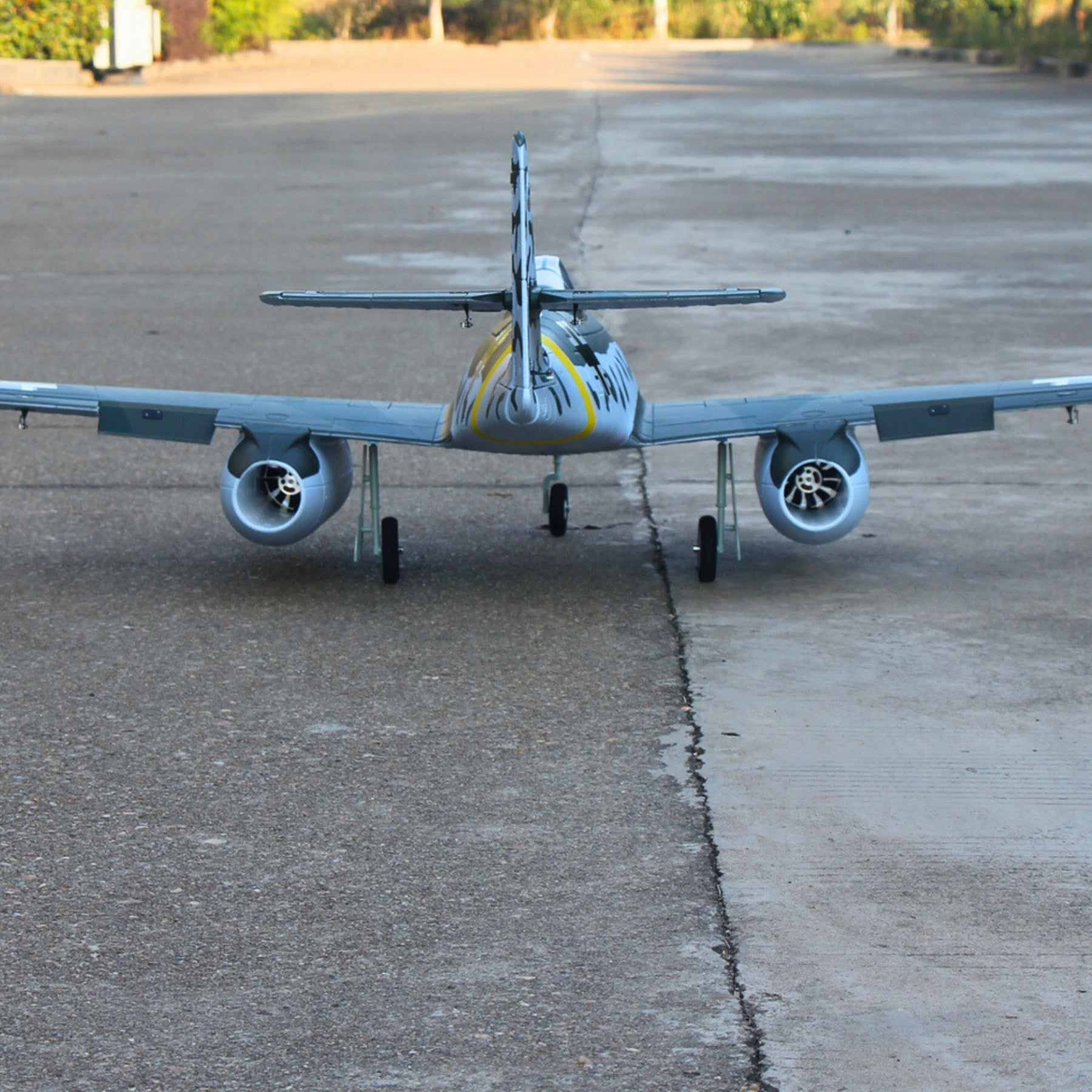 Dynam Messerschmitt Me 262 V2 PRO 6S 12 Blade Twin 70mm RC Remote Control EDF Jet 1.5m Wingspan Flaps PNP DY8950V2