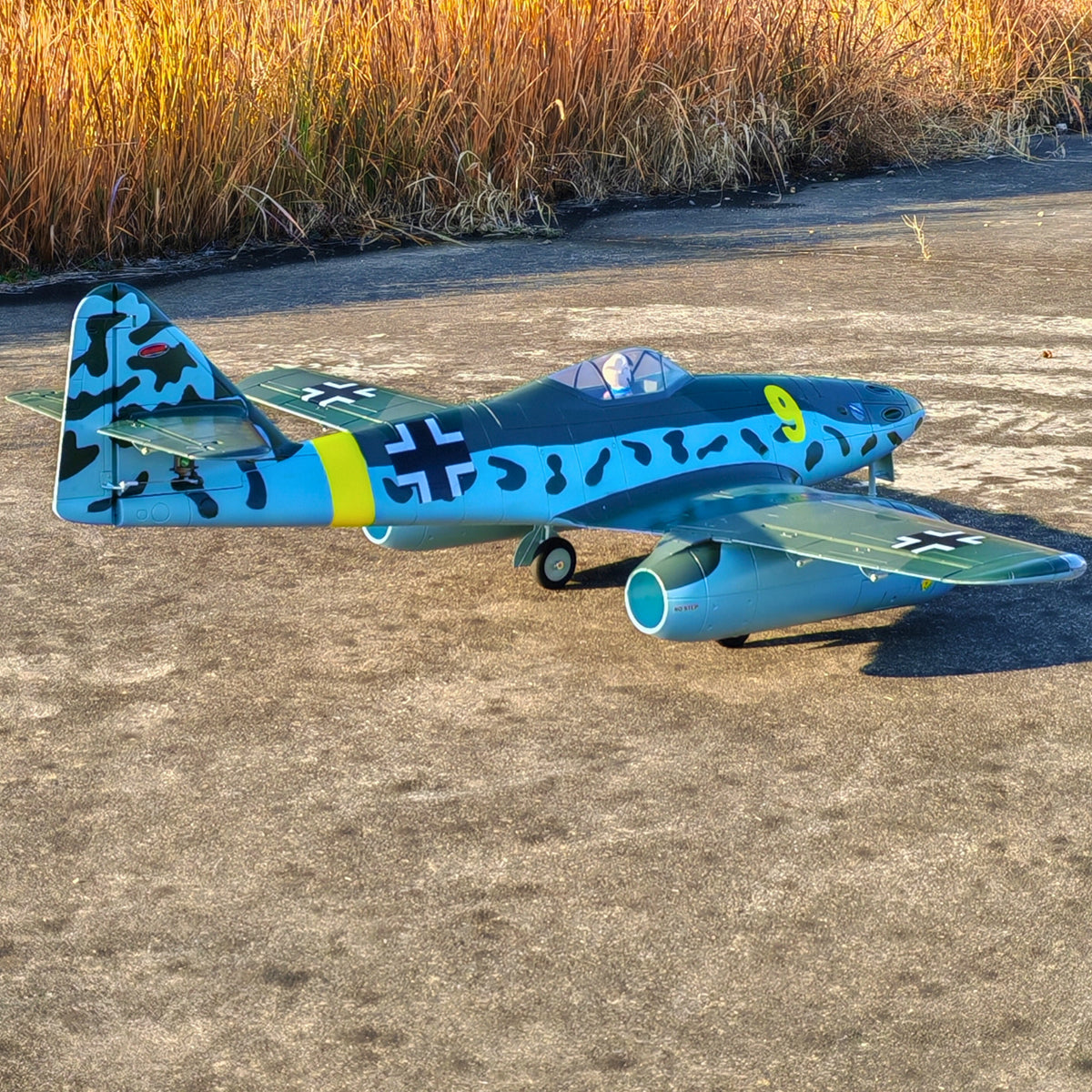 Dynam-Messerschmitt-Me-262-V3-6S-12-Blade-Twin-70mm-EDF-Radio-Controlled-Jet-1.5m-Flaps-RTF-DY8950V3_12