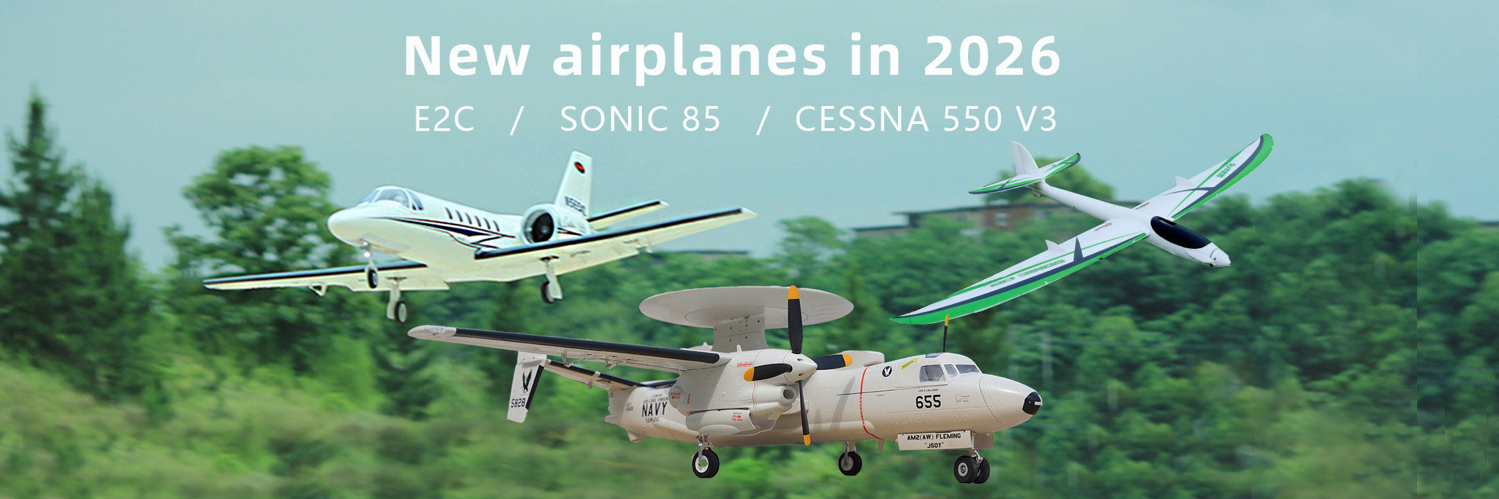 Dynam-New-Airplanes-2026-E2C-CESSNA-550-SONIC-85-Banner