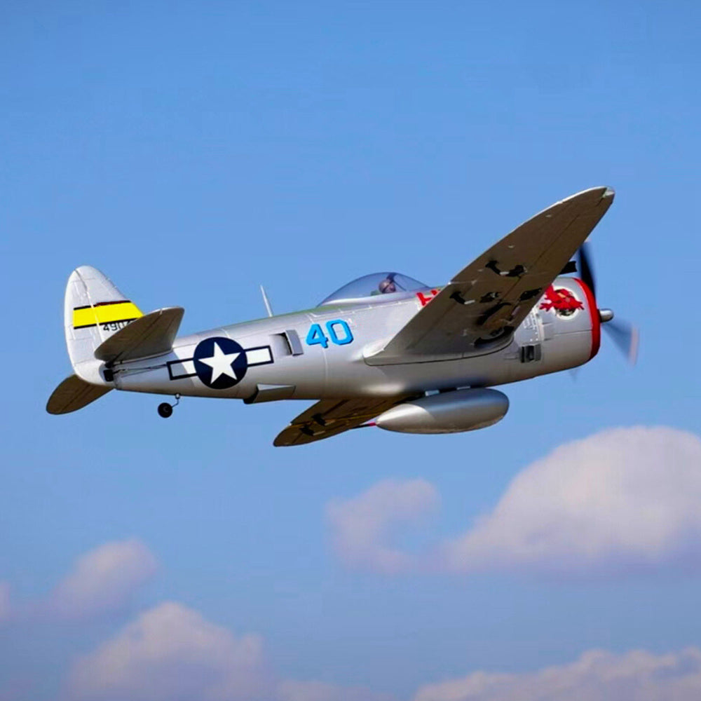Dynam-P-47D-Thunderbolt-V2-4S-RC-Remote-Controlled-Warbird-Plane-1220mm-Flaps-DY8956-Sale