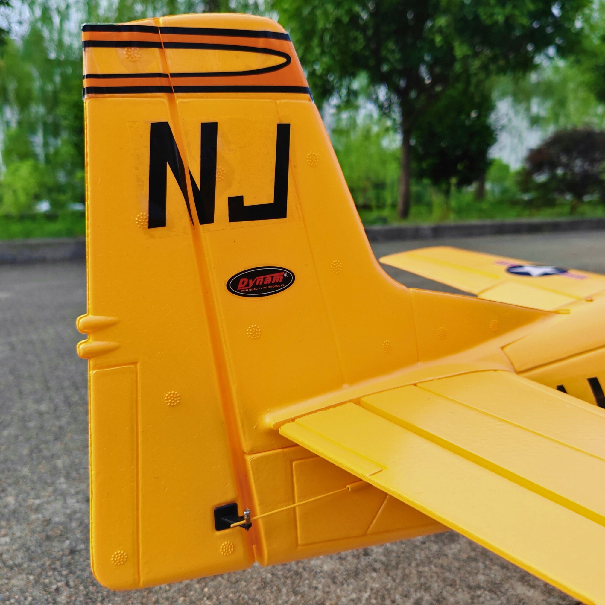 Dynam T 28 Trojan V2 Yellow 4S RC Remote Control Warbird Airplane 1300mm Wingspan Flaps PNP BNF SPNP SRTF DY8940YL