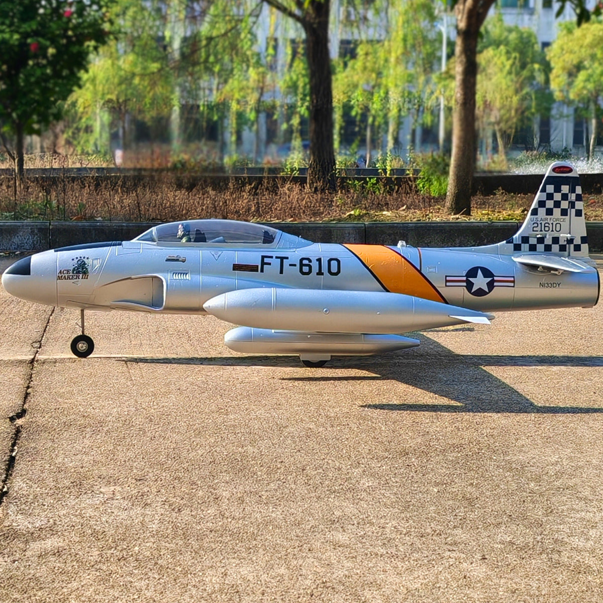 Dynam-T-33-Shooting-Star-6S-12-Blade-Inrunner-70mm-EDF-Remote-Controlled-Jet-Trainer-PNP-SPNP-BNF-RTF-with-iStone-DY8980_24