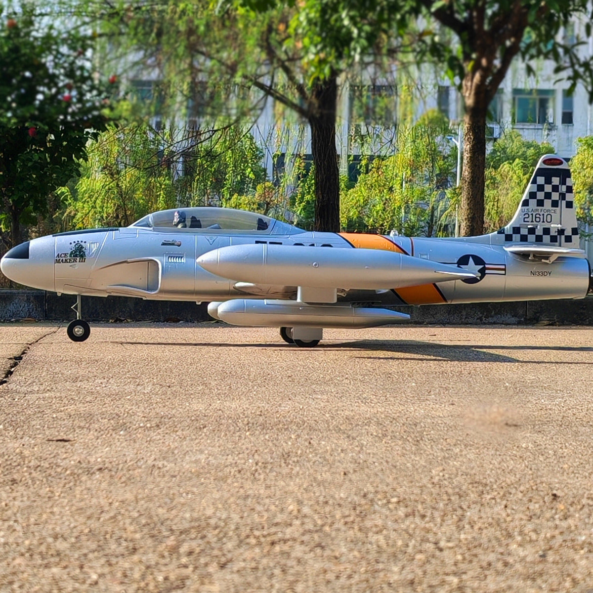 Dynam-T-33-Shooting-Star-6S-12-Blade-Inrunner-70mm-EDF-Remote-Controlled-Jet-Trainer-PNP-SPNP-BNF-RTF-with-iStone-DY8980_25