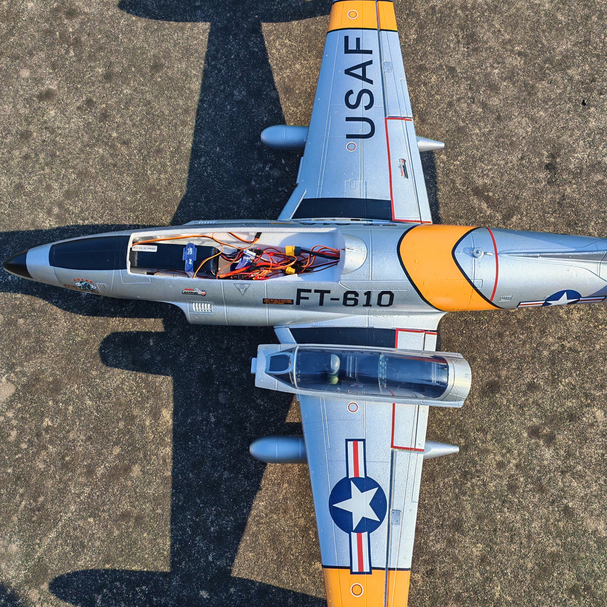 Dynam-T-33-Shooting-Star-6S-12-Blade-Inrunner-70mm-EDF-Remote-Controlled-Jet-Trainer-PNP-SPNP-BNF-RTF-with-iStone-DY8980_5