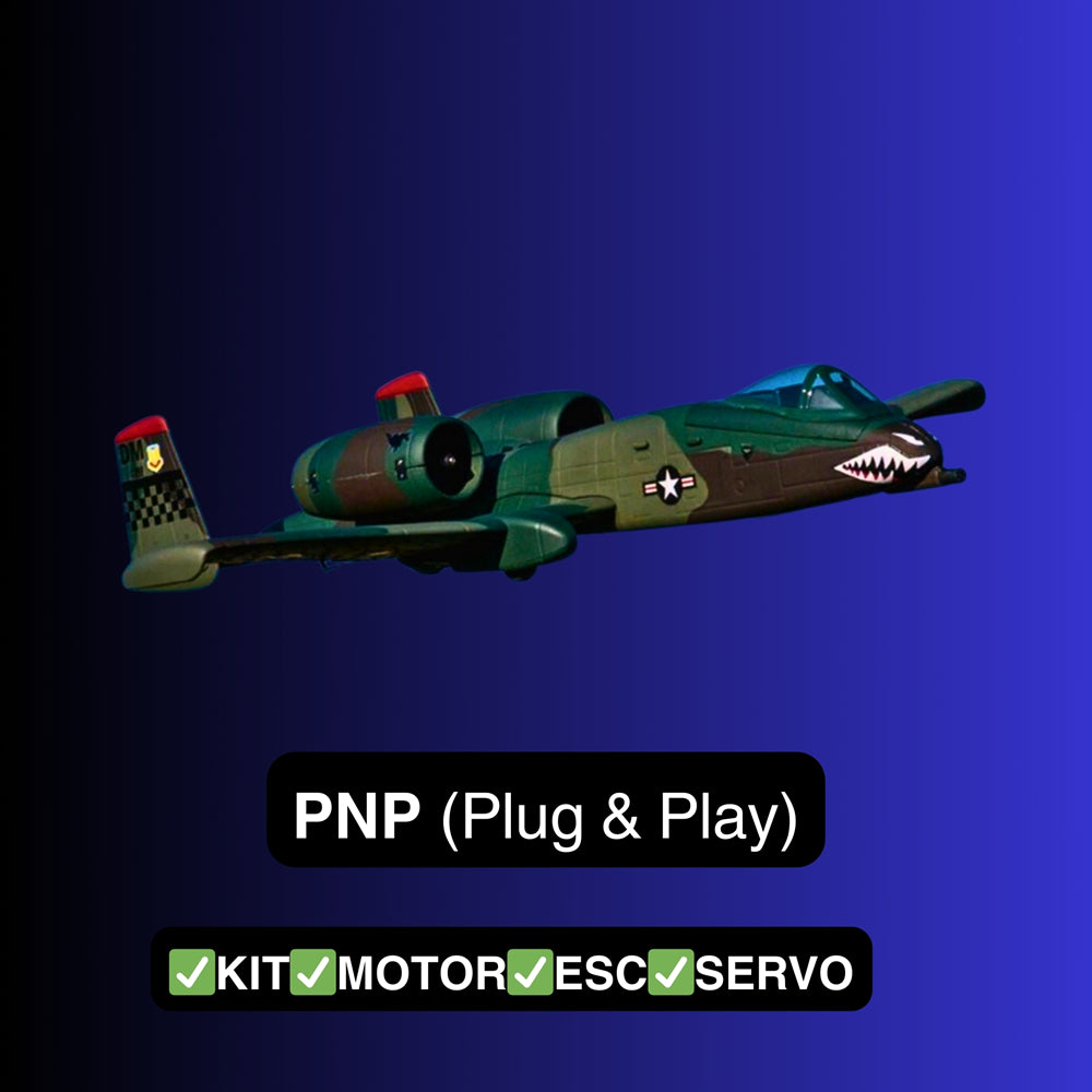 Dynam A 10 Thunderbolt II V2 Green 4S Twin 64mm EDF RC Jet PNP