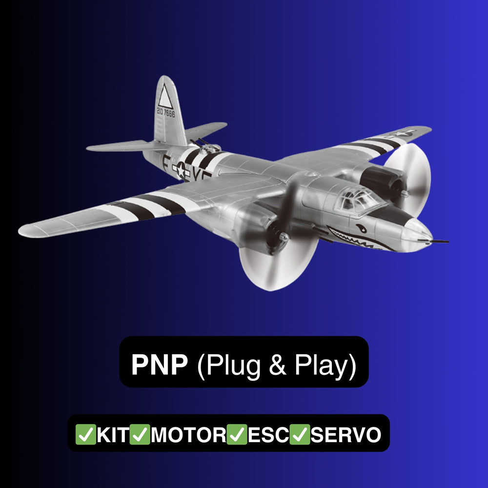 Dynam B 26 Marauder 4S RC Twin Warbird PNP