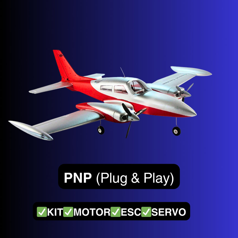 Dynam Cessna 310 Grand Cruiser V2 Red Twin Motor RC Scale Plane PNP