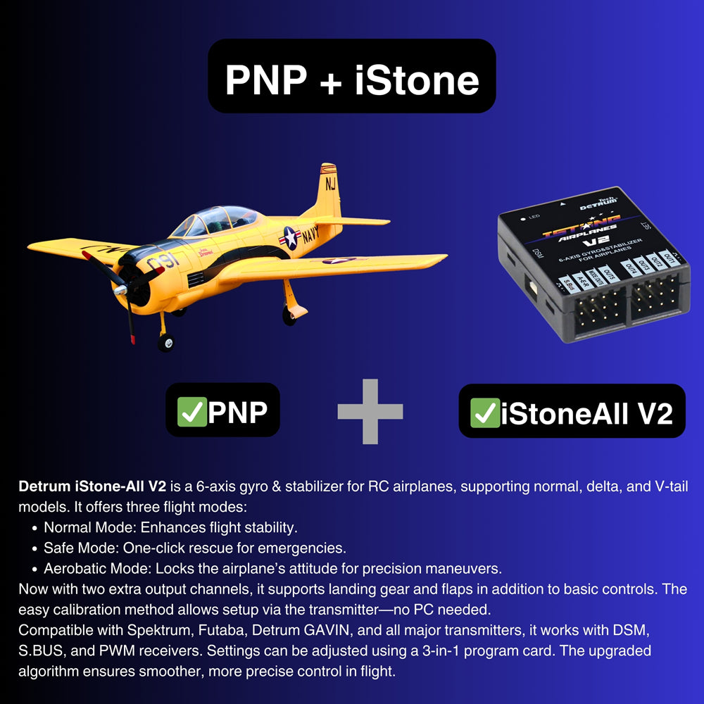 Dynam_T-28_Trojan_V2_Yellow_4S_RC_Warbird_Plane_PNP_iStone