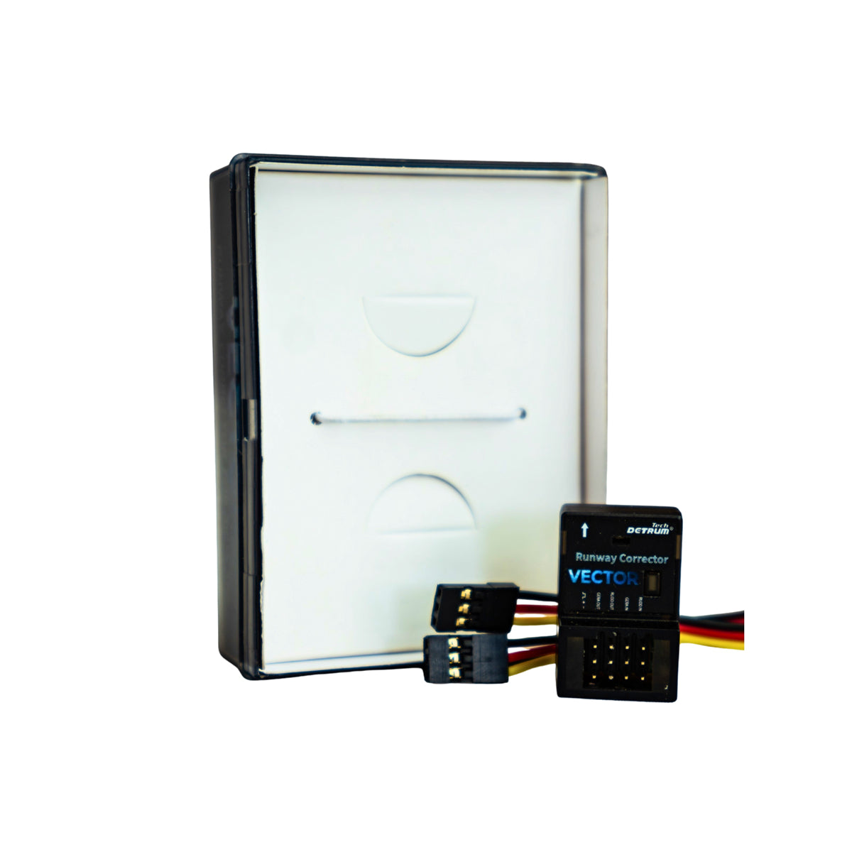 🌟🎉 New Release! Detrum Vector Runway Corrector Anti-Sideslip Takeoff Front Steering Gyro for RC Plane