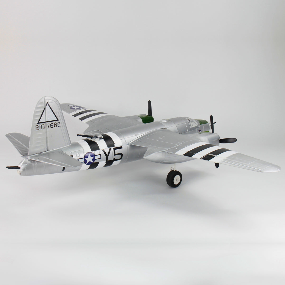 Dynam-B-26-Marauder-4S-Remote-Controlled-Twin-Warbird-Airplane-1.5m-Flaps-Silver-DY8972SV-RTF_14