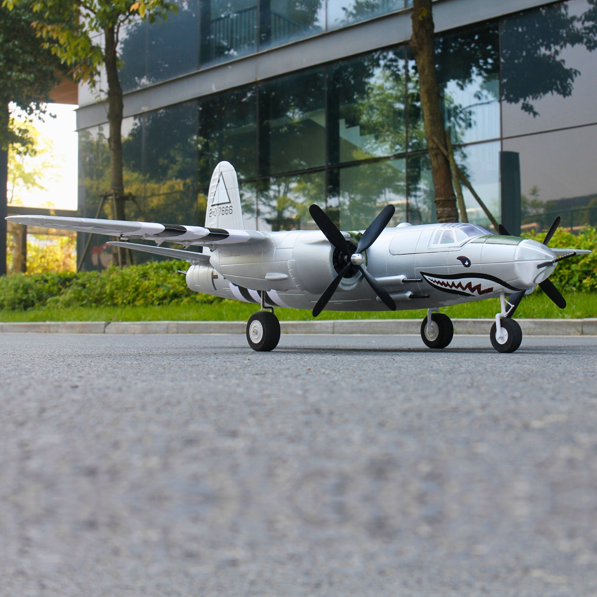 Dynam-B-26-Marauder-4S-Remote-Controlled-Twin-Warbird-Airplane-1.5m-Flaps-Silver-DY8972SV-RTF_17