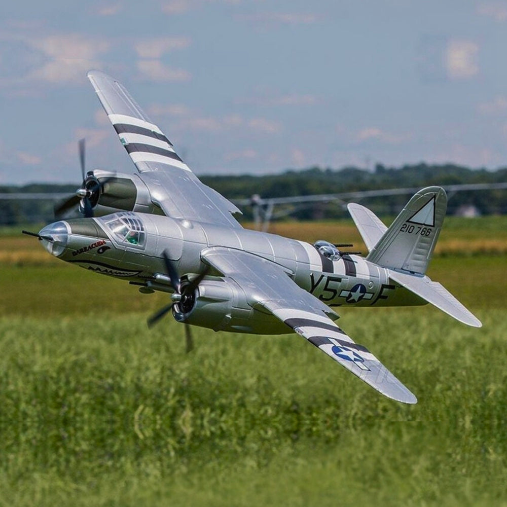 Dynam-B-26-Marauder-4S-Remote-Controlled-Twin-Warbird-Airplane-1.5m-Flaps-Silver-DY8972SV-RTF_3