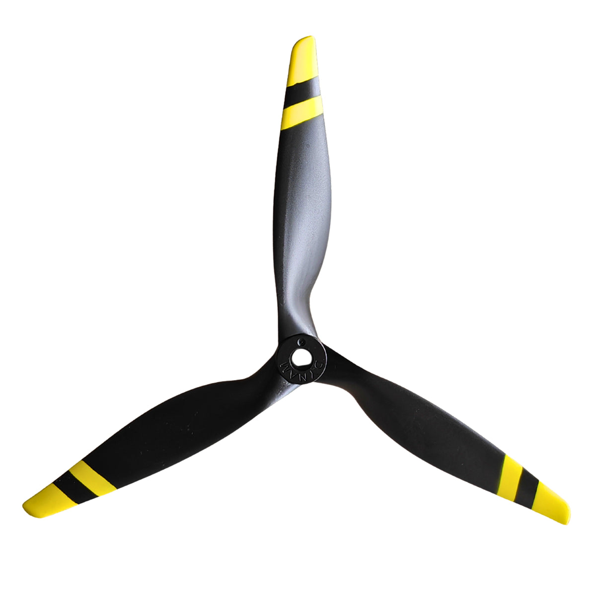 Dynam DYP-1022Y 10x7x3 3-Blade Plane Nylon Propeller w/ Yellow Tips
