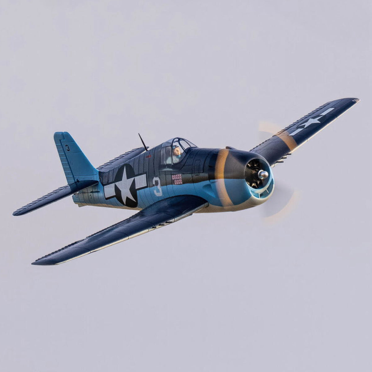 Dynam F6F Hellcat V2 4S RC Warbird 1,3 m mit Landeklappen