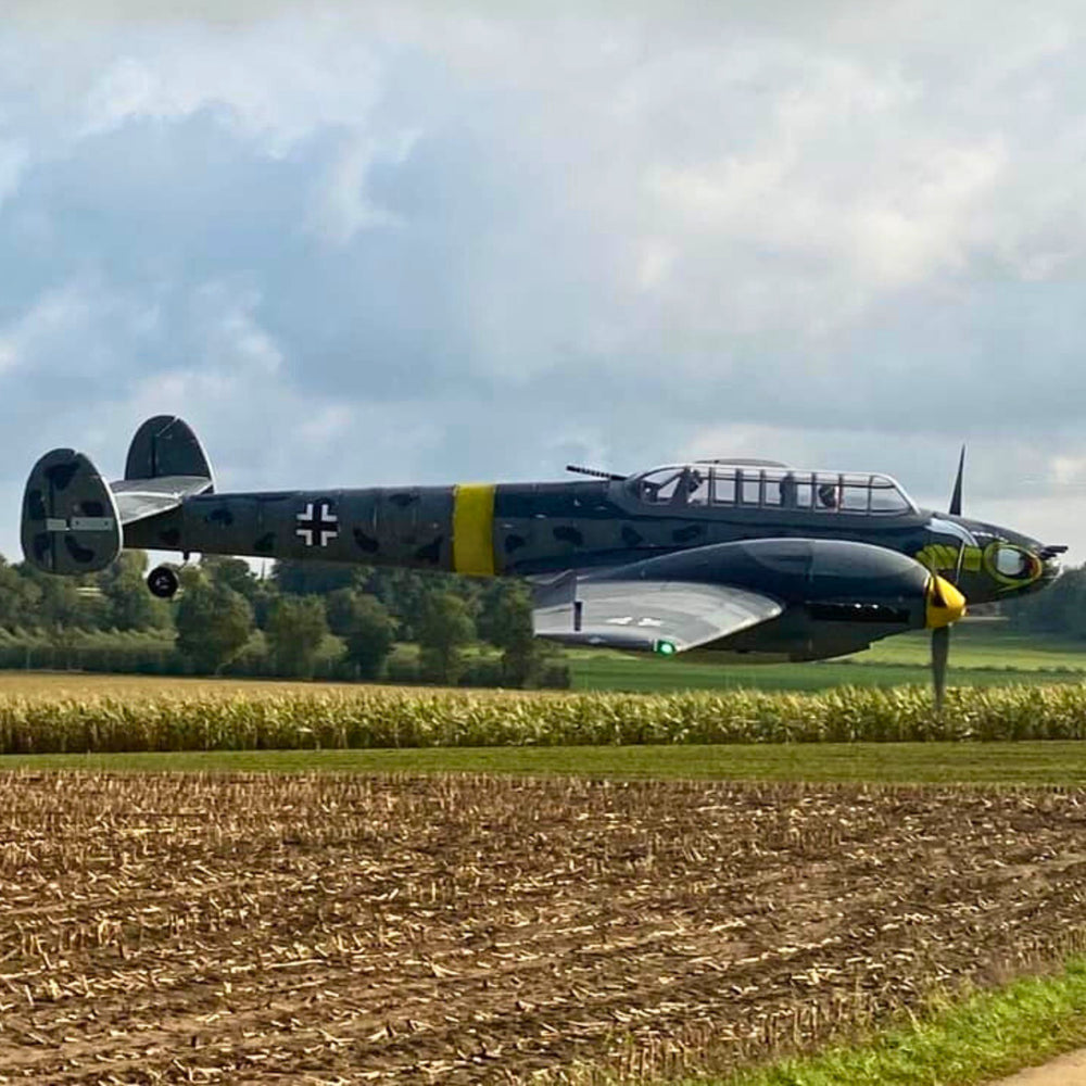 Dynam-Messerschmitt-BF-110-V3-4S-Twin-Engine-RC-Warbird-Airplane-1.5m-Flaps-RTF-DY8963