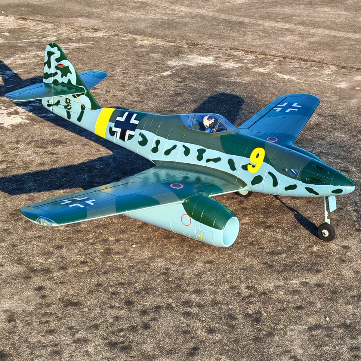 Dynam-Messerschmitt-Me-262-V3-6S-12-Blade-Twin-70mm-EDF-Radio-Controlled-Jet-1.5m-Flaps-RTF-DY8950V3_19