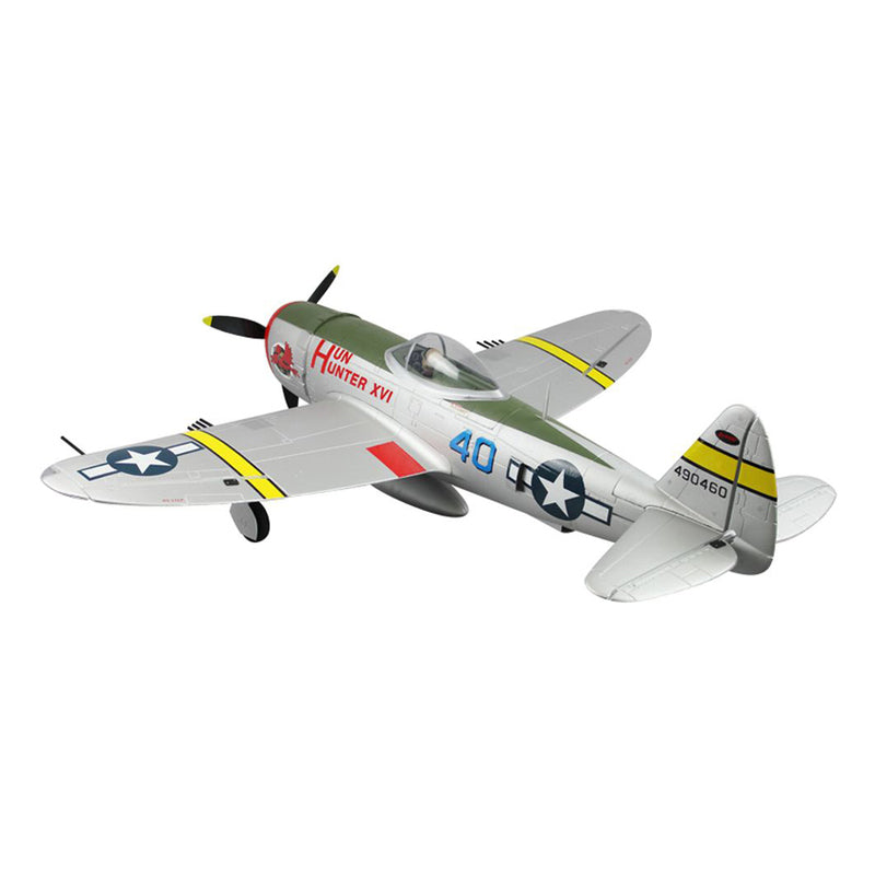 Dynam P-47D Thunderbolt V2 Hun Hunter XVI 4S RC Warbird 1,22 m mit Klappen