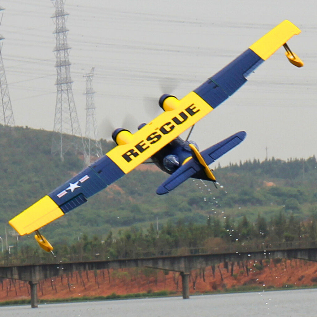 Rc Pby 2 Dynam PBY Catalina V2 Blue Twin-Engine RC Seaplane 1.5m